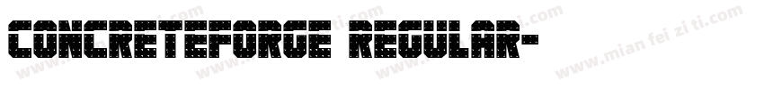 ConcreteForge Regular字体转换